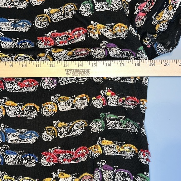 Vintage Motorcycle Print Shirt M - Picture 4 of 7